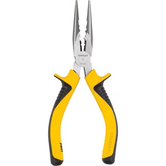 ALICATE (STANLEY 84-101) PUNTA LARGA CORTANTE DE 6"