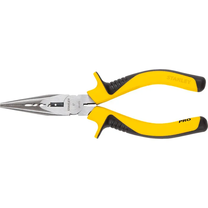 ALICATE (STANLEY 84-101) PUNTA LARGA CORTANTE DE 6" - Imagen 4
