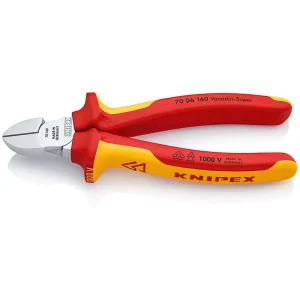 ALICATE C/LATERAL 6" (KNIPEX 7006160) AISLADO 1000 VOLTS
