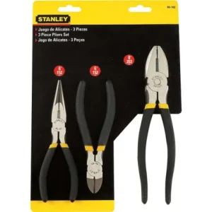 JUEGO DE ALICATES (STANLEY 90-162LA) 3 PIEZAS