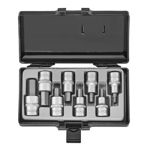 JUEGO DE DADOS ALLEN (FORCE 4091) 1/2" 8 PZ 5 A 17 MM